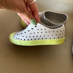 Natives grey and lime green